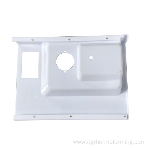 Polycarbonate plastic thermoforming machine covers